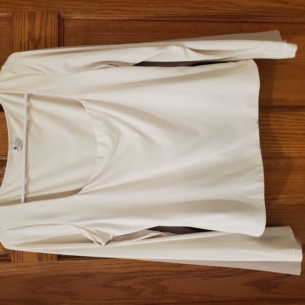 2 Tops, Cream And Bone Long-Sleeve Top